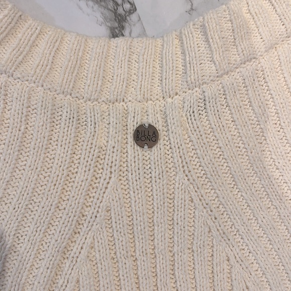 Billabong Cream Knit Jumper - Picture 7 of 8